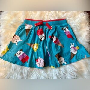 Mini Boden Animal Ice Cream Skirt Size 7-8Y